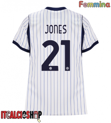 Inter Milan Curtis Jones #21 Seconda Maglia Femmina 2026-27 Manica Corta